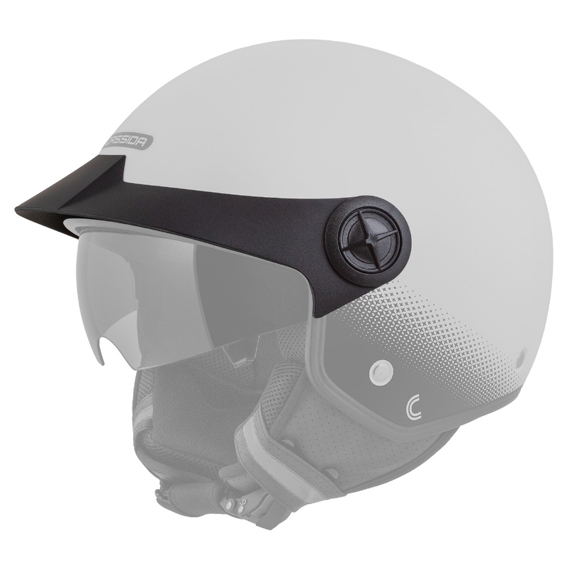 Casco de moto abierto Cassida Handy Plus blanco-negro