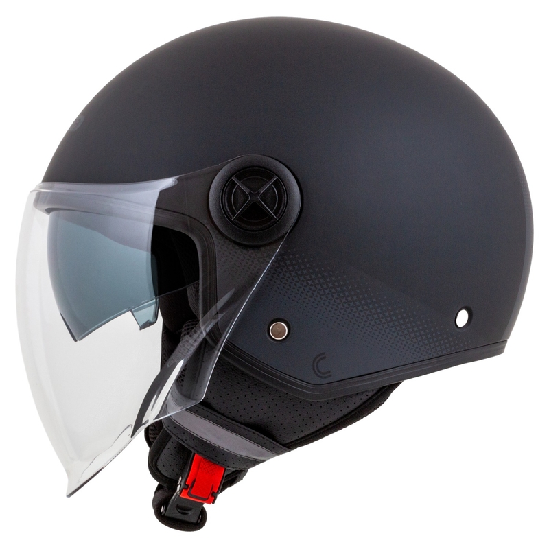 Casco de moto abierto Cassida Handy Plus negro-gris