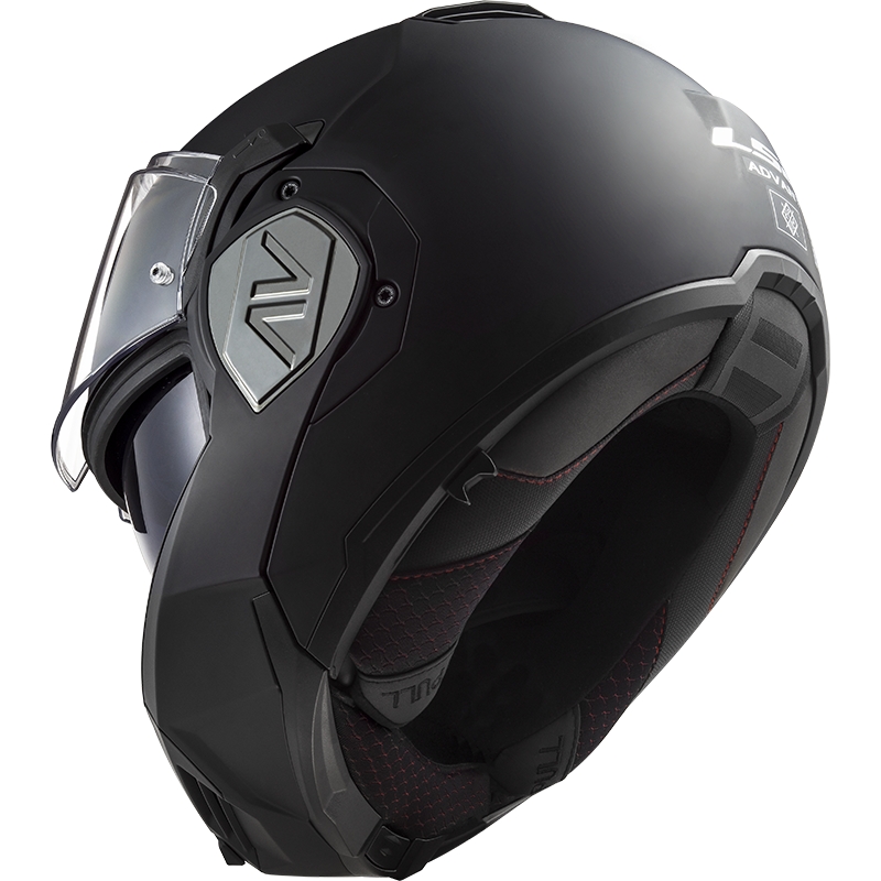 Casco de moto abatible LS2 FF906 Advant Solid negro mate