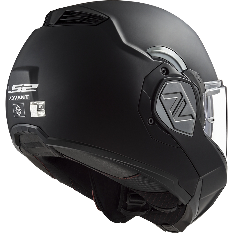 Casco de moto abatible LS2 FF906 Advant Solid negro mate