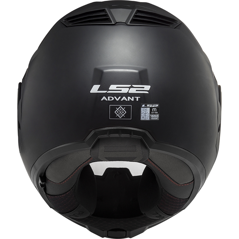 Casco de moto abatible LS2 FF906 Advant Solid negro mate