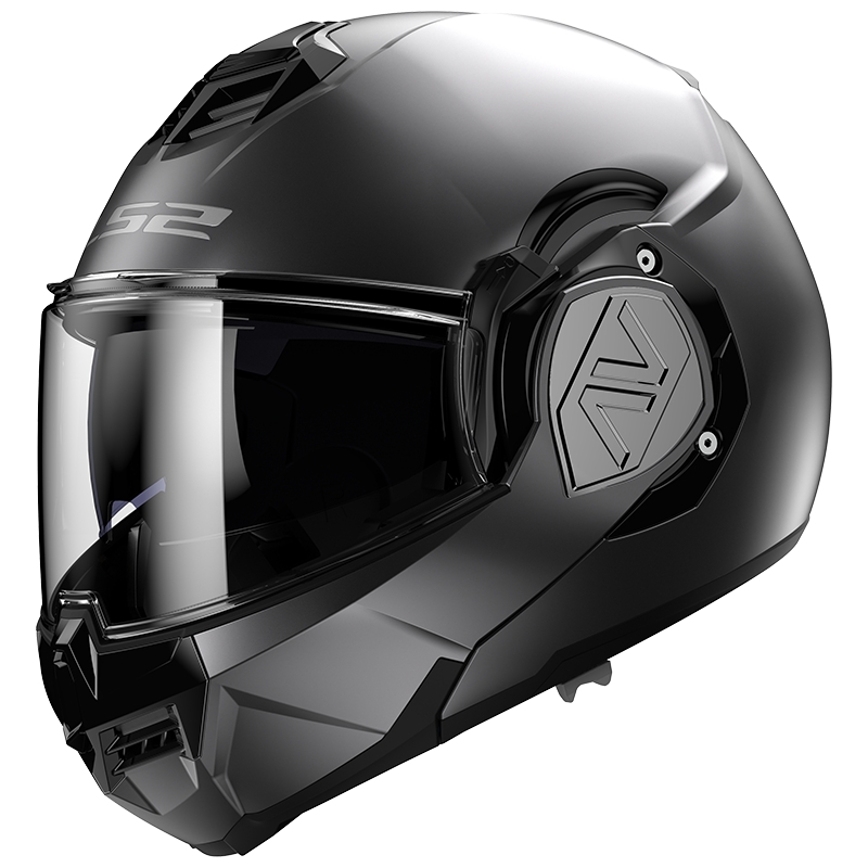 Casco de moto abatible LS2 FF906 Advant Solid titanio mate