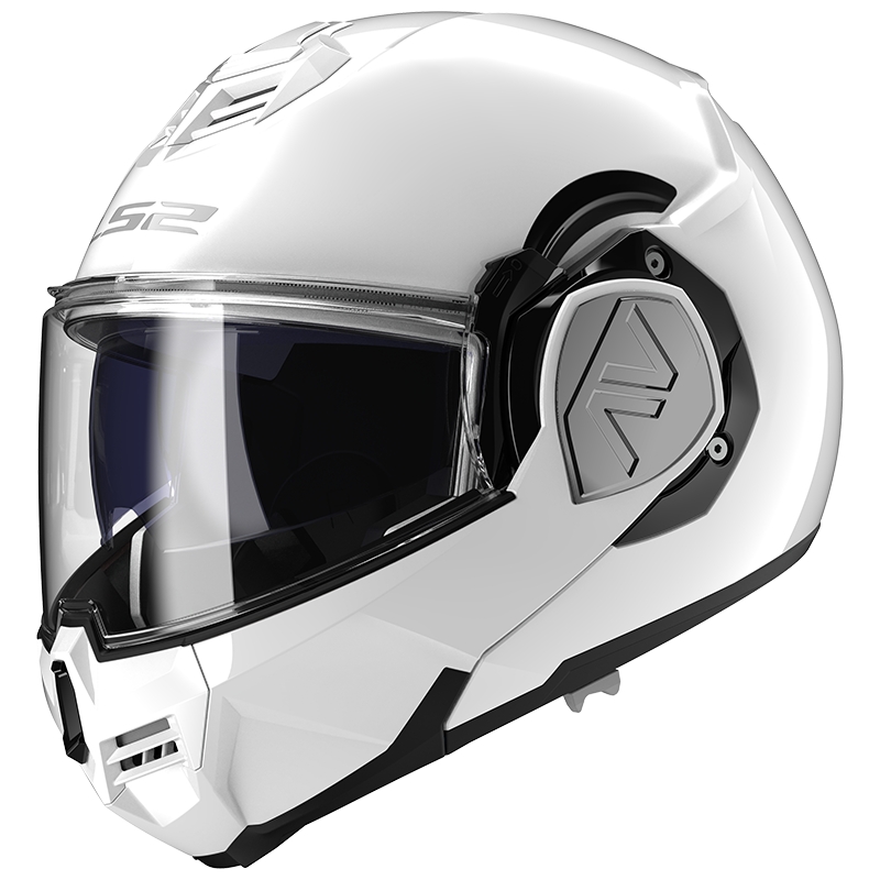 Casco de moto abatible LS2 FF906 Advant Solid blanco