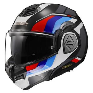 Casco de moto abatible LS2 FF906 Advant Sport negro-azul-rojo