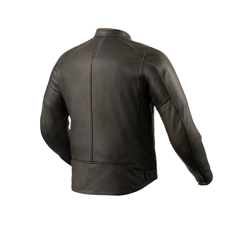 Chaqueta de moto Revit Rino marrón