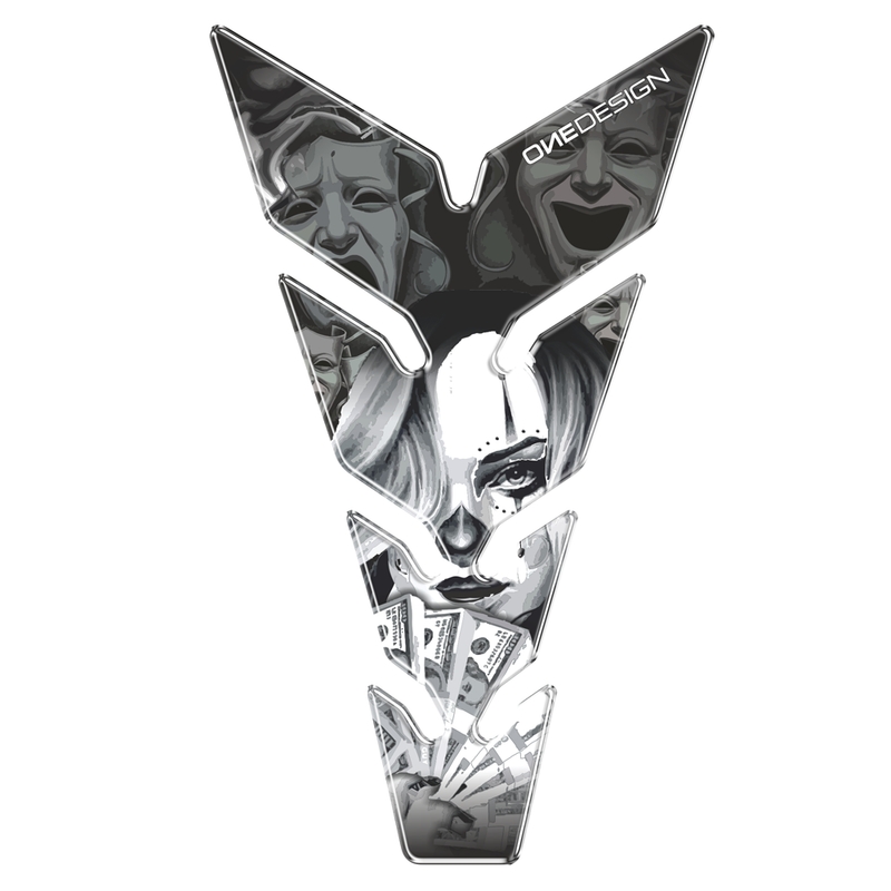 Tapa depósito combustible - tankpad Print Poker Face