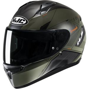 Casco integral de moto HJC C10 Inka MC7SF gris-verde