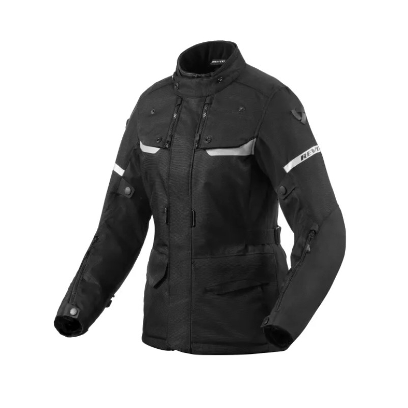 Chaqueta de moto Revit Outback 4 H2O Mujer Negro