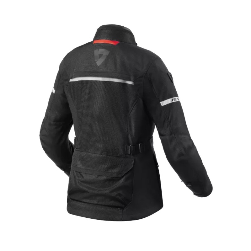 Chaqueta de moto Revit Outback 4 H2O Mujer Negro