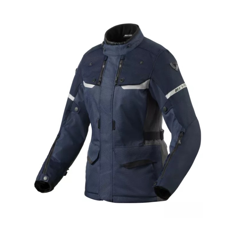 Chaqueta de moto Revit Outback 4 H2O para mujer Azul