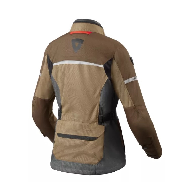Chaqueta de moto Revit Outback 4 H2O Mujer Marrón liquidación