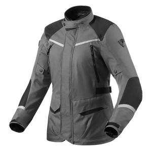 Chaqueta de moto para mujer Revit Voltiac 3 H2O gris-negro