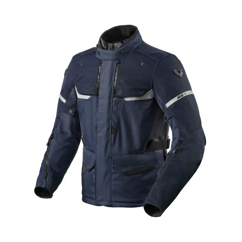 Chaqueta de moto Revit Outback 4 H2O azul