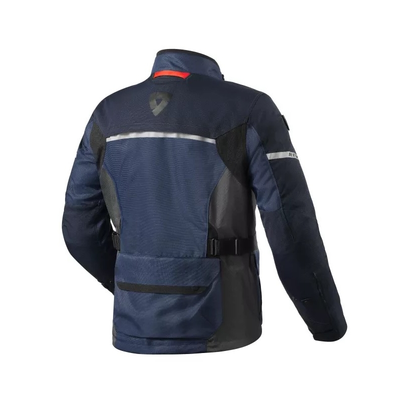 Chaqueta de moto Revit Outback 4 H2O azul