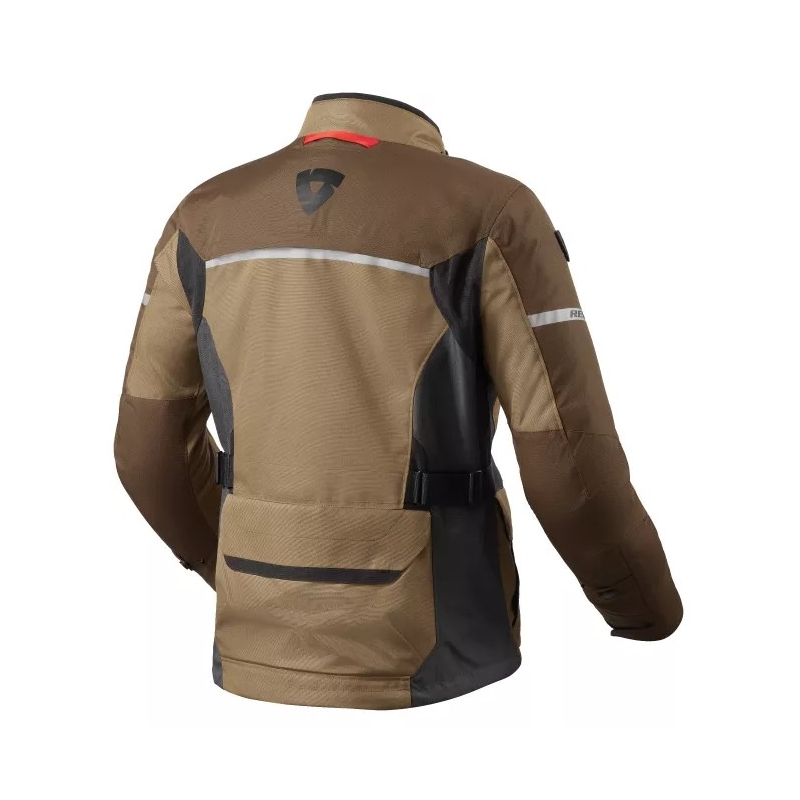Chaqueta de moto Revit Outback 4 H2O marrón liquidación