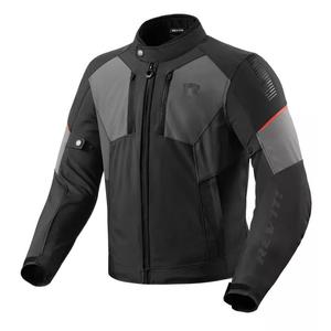 Chaqueta de moto Revit Catalyst H2O negro-gris