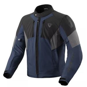 Chaqueta de moto Revit Catalyst H2O azul-negro