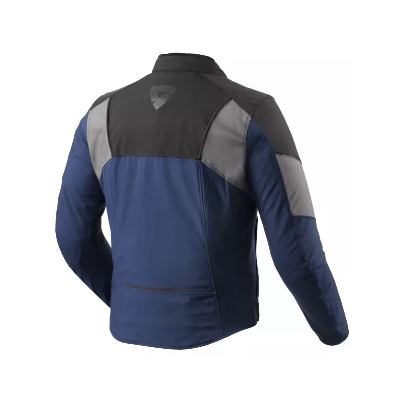 Chaqueta de moto Revit Catalyst H2O azul-negra