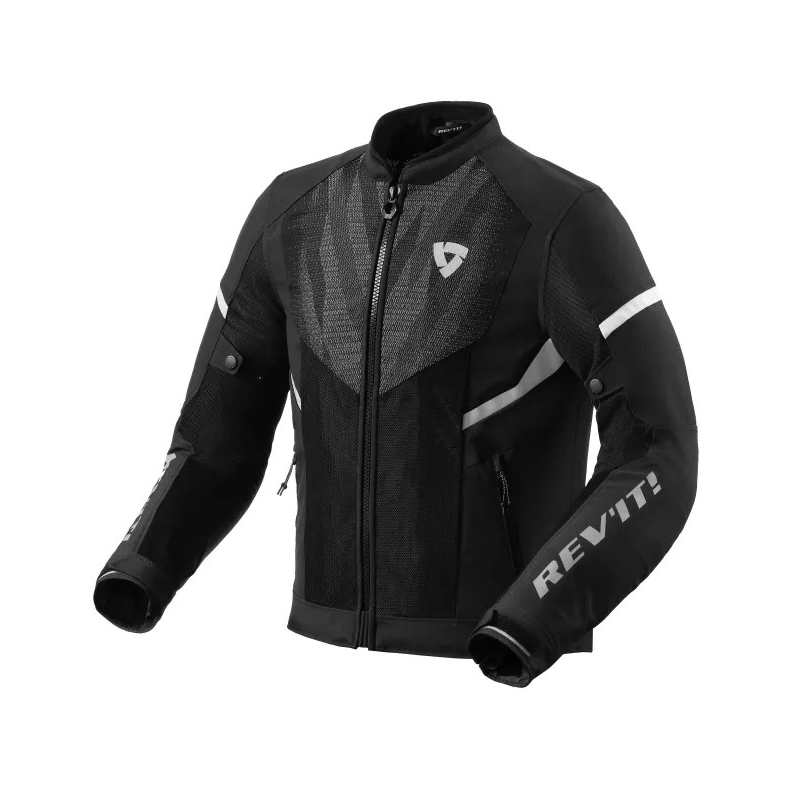 Revit Hyperspeed 2 GT Air chaqueta de moto negro-blanco en oferta liquidación