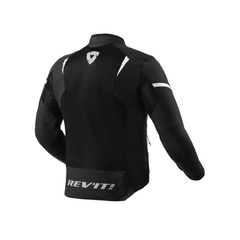 Revit Hyperspeed 2 GT Air chaqueta de moto negro-blanco en oferta liquidación