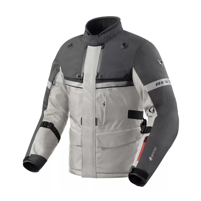 Chaqueta de moto Revit Poseidon 3 GTX negro-antracita