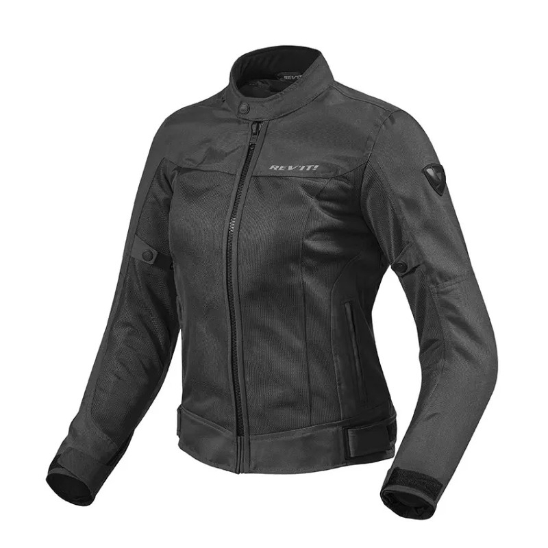 Chaqueta de moto Revit Eclipse para mujer Negro liquidación