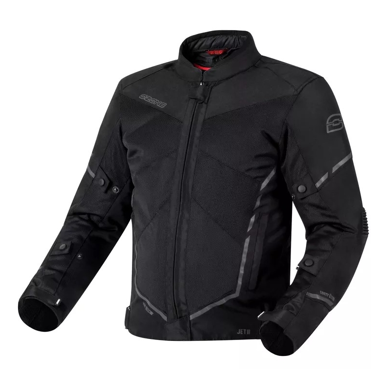 Cazadora Ozone Jet II negra liquidación