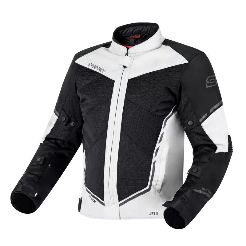 Cazadora Ozone Jet II gris-negro liquidación