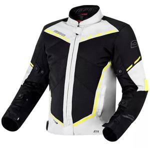 Cazadora Ozone Jet II gris-negro-amarillo fluo liquidación