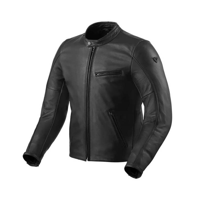 Chaqueta de moto Revit Rino negra
