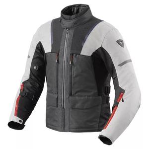 Chaqueta de moto Revit Offtrack 2 H2O plata-antracita