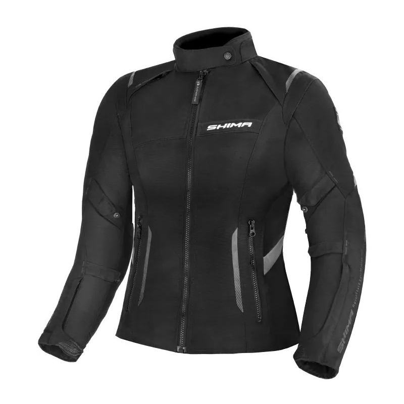 Chaqueta de moto para mujer Shima Rush negra liquidación