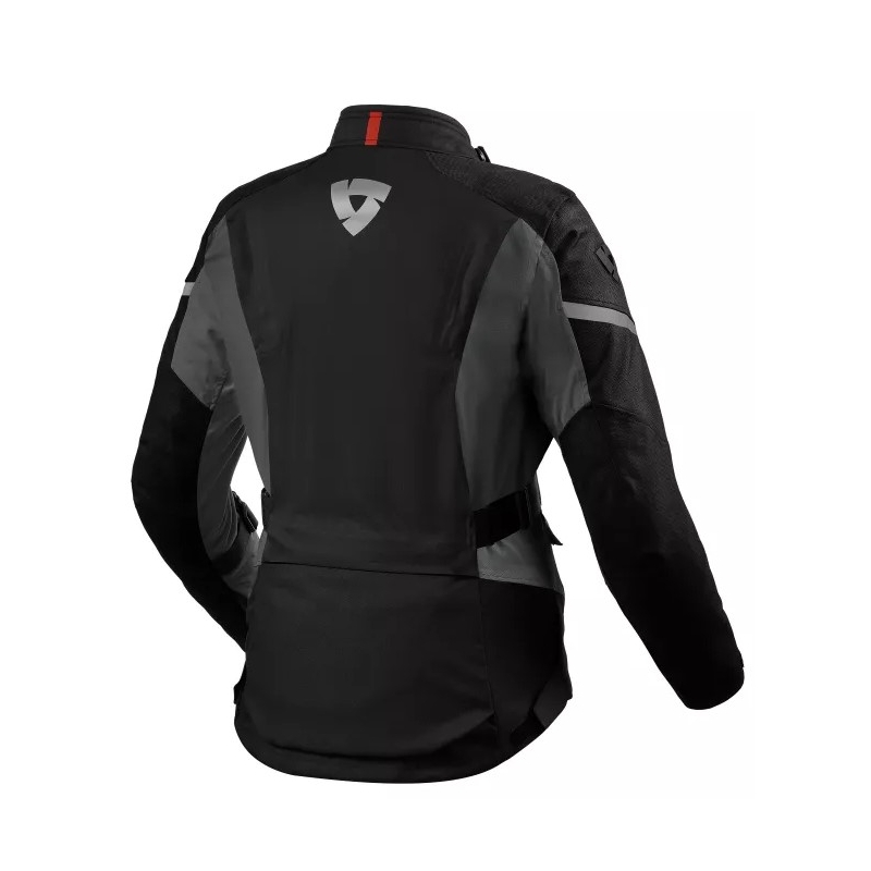 Chaqueta de moto para mujer Revit Horizon 3 H2O Black and White