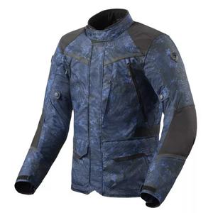 Chaqueta de moto Revit Voltiac 3 H2O camo azul liquidación