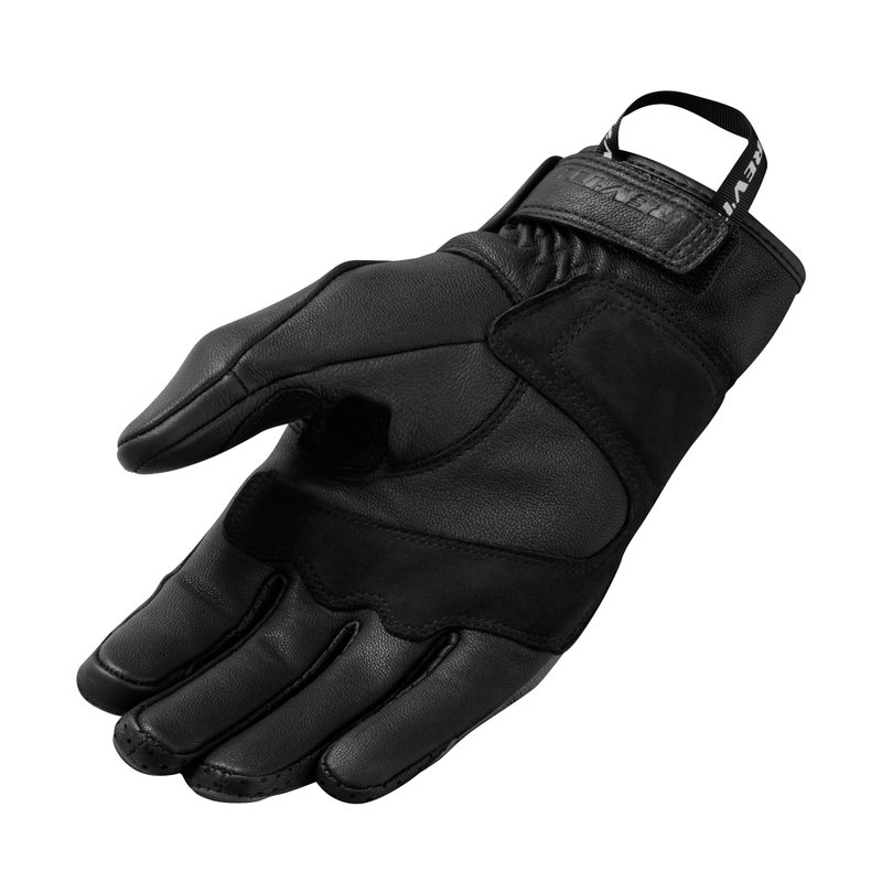 Guantes de moto Revit Redhill negro-gris