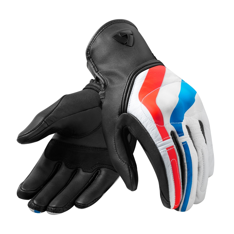 Guantes de moto Revit Redhill rojo-azul