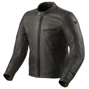 Chaqueta de moto Revit Rino marrón