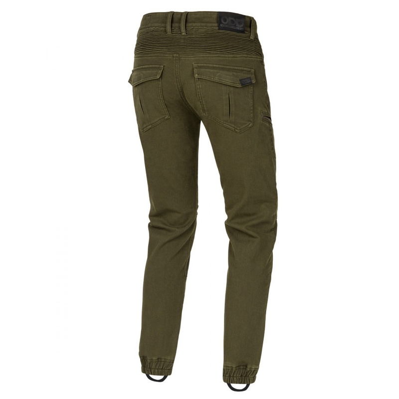 Jeansy na motorku SECA Yakuza ARM khaki výprodej