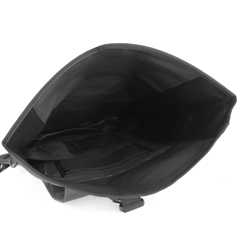 Mochila impermeable MotoZem negro-gris