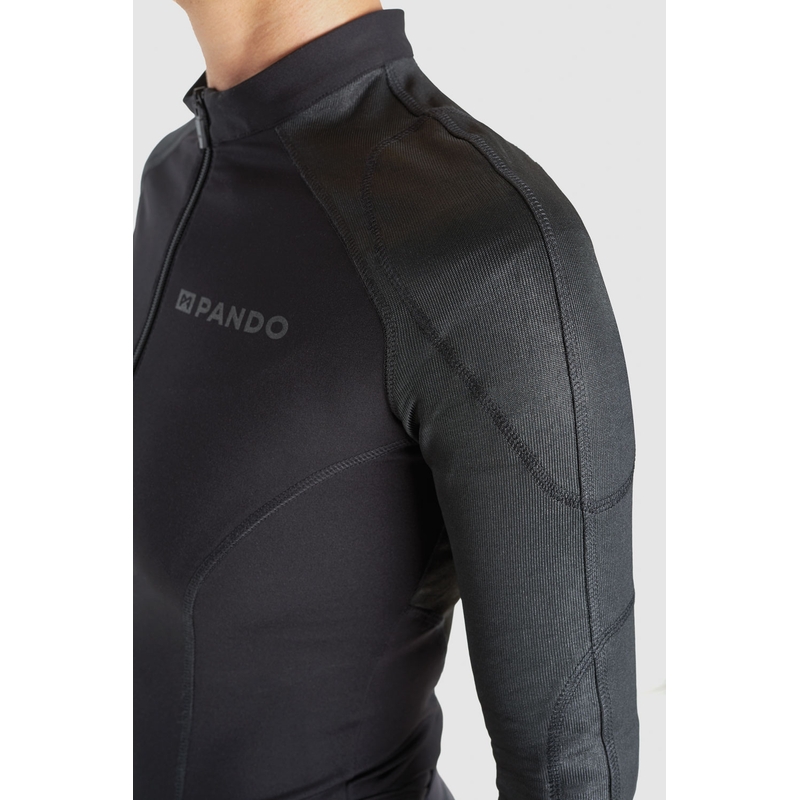 Cuerpo moto mujer PANDO MOTO Shell WW negro liquidación