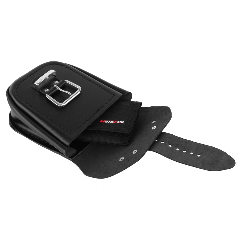 Funda de cuero para maletín de moto RSA-1A