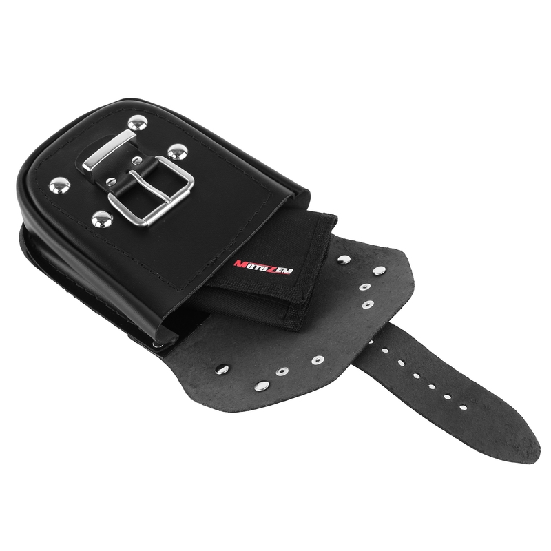 Bolsillo de cuero para maletero de motocicleta RSA-1B