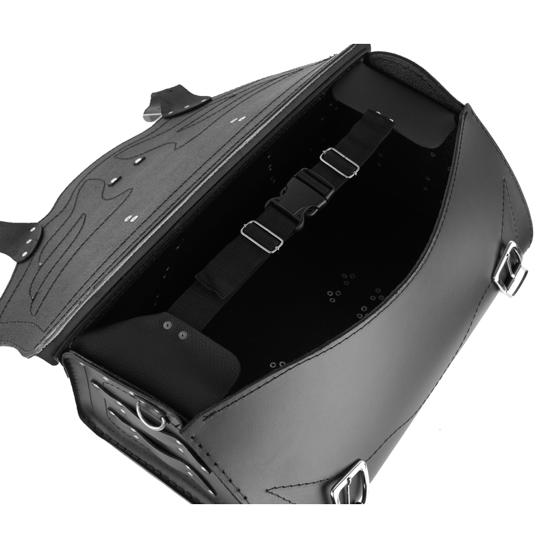 Maletín de cuero para moto Chopper RSA-20A