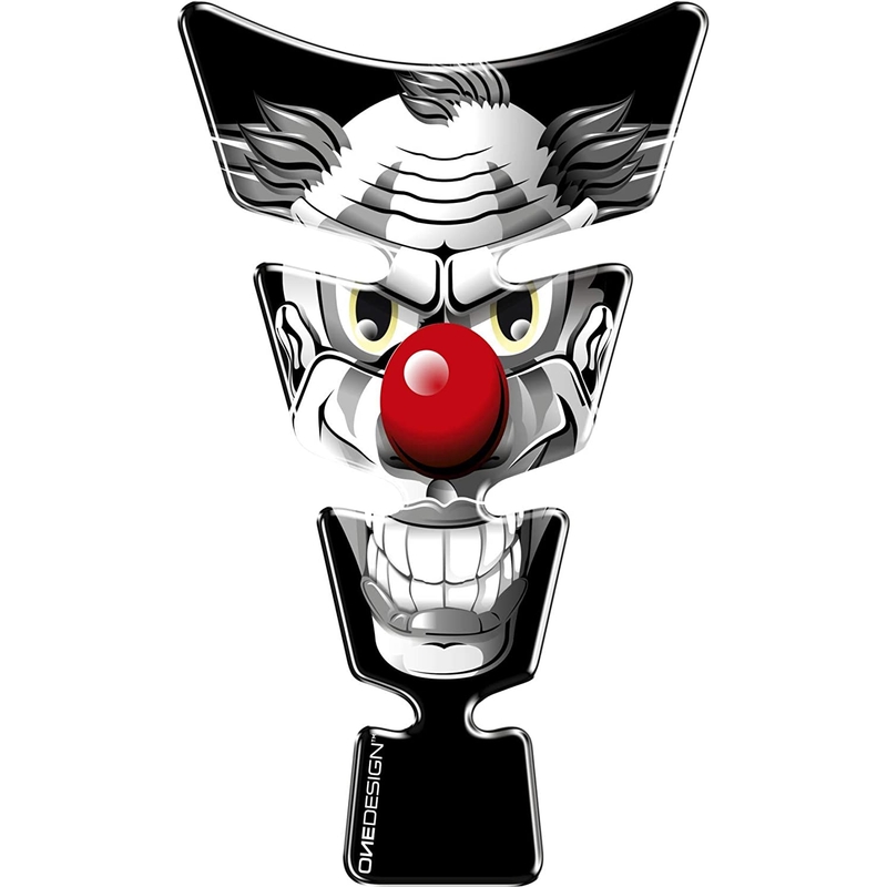 Tapa depósito - tankpad Print Clown grey