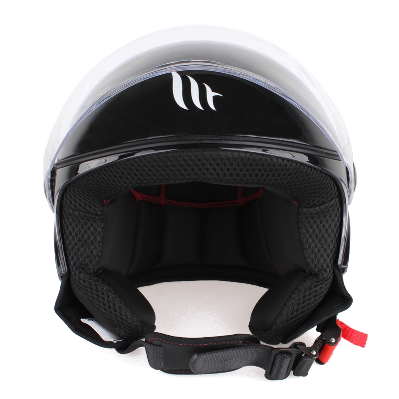 Casco de moto MT Street open negro liquidación