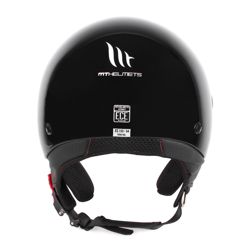 Casco de moto MT Street open negro liquidación