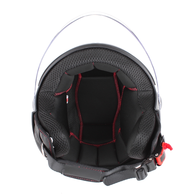 Casco de moto MT Street open negro liquidación