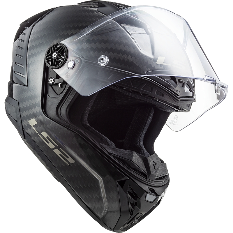 Casco Integral de Moto LS2 FF805 Thunder Carbono Negro Brillo