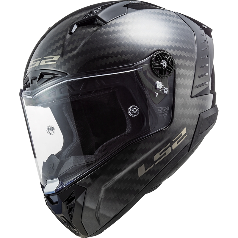 Casco Integral de Moto LS2 FF805 Thunder Carbono Negro Brillo