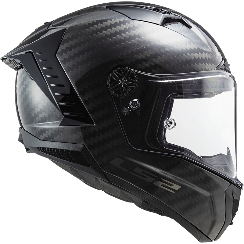 Casco Integral de Moto LS2 FF805 Thunder Carbono Negro Brillo